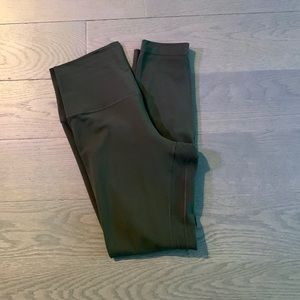 Lululemon dark green align leggings, size 6